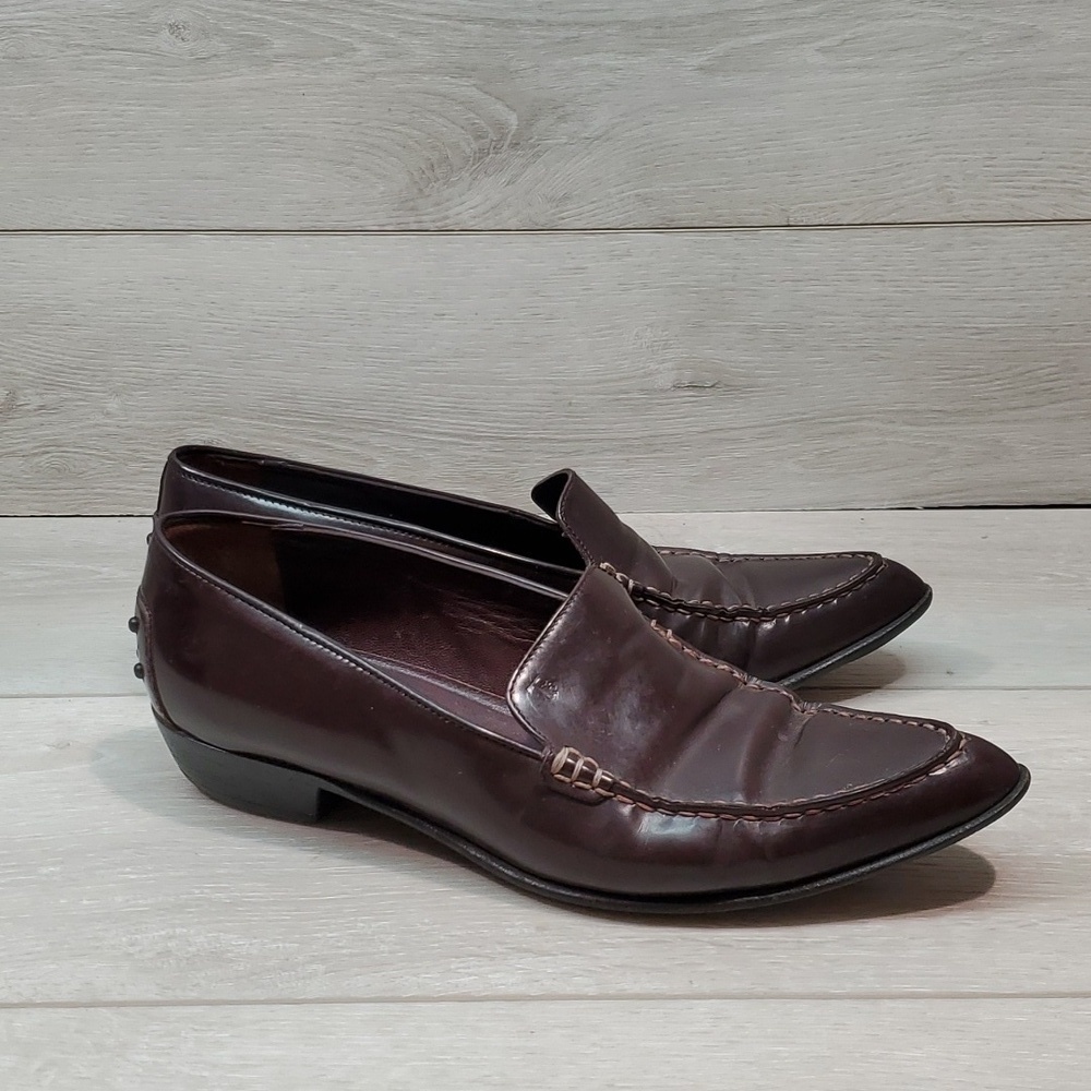 Tod's Womens Leather Y2K Pointed Toe Heels Shoes 39/8